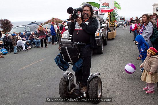 July 4, 2009 parade and festivities in Mendocino CA.