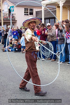 July 4, 2009 parade and festivities in Mendocino CA.