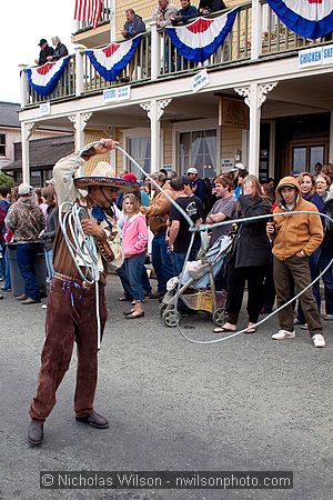 July 4, 2009 parade and festivities in Mendocino CA.