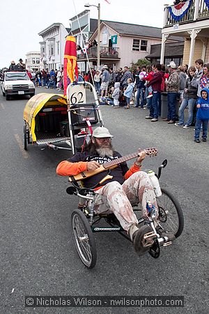 July 4, 2009 parade and festivities in Mendocino CA.