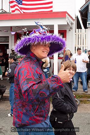 July 4, 2009 parade and festivities in Mendocino CA.