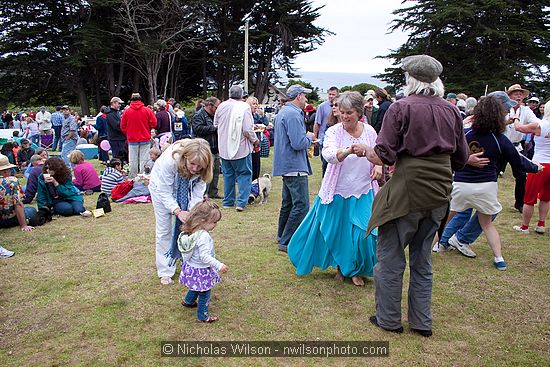 July 4, 2009 parade and festivities in Mendocino CA.