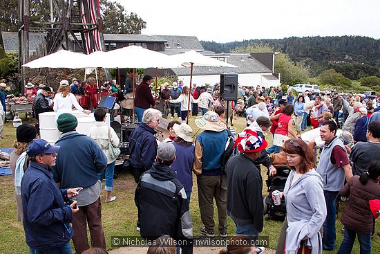 July 4, 2009 parade and festivities in Mendocino CA.