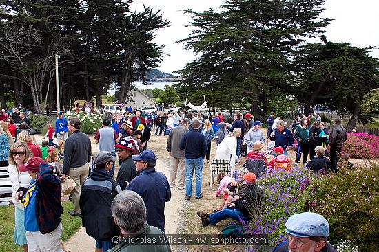 July 4, 2009 parade and festivities in Mendocino CA.