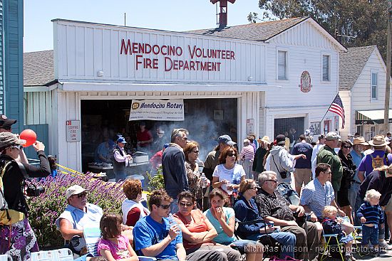 July 4, 2010 parade in Mendocino CA