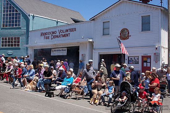 July 4, 2010 parade in Mendocino CA