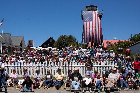 July 4, 2010 parade in Mendocino CA