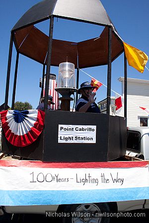 July 4, 2010 parade in Mendocino CA