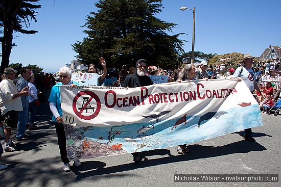 July 4, 2010 parade in Mendocino CA