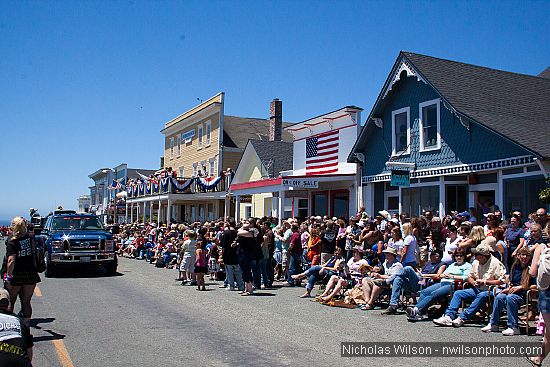 July 4, 2010 parade in Mendocino CA