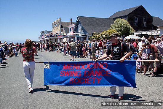 July 4, 2010 parade in Mendocino CA