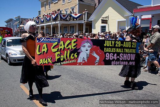 July 4, 2010 parade in Mendocino CA