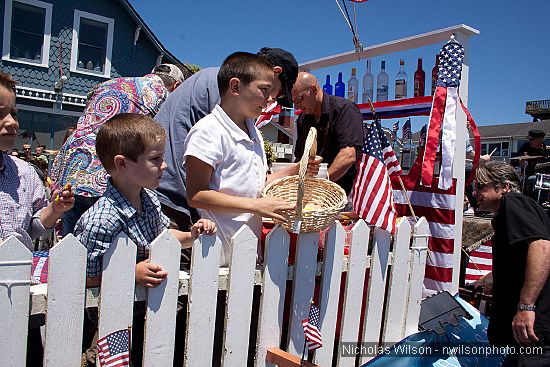 July 4, 2010 parade in Mendocino CA