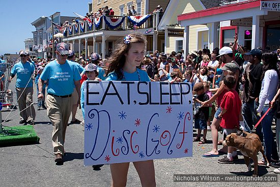 July 4, 2010 parade in Mendocino CA