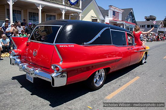 July 4, 2010 parade in Mendocino CA