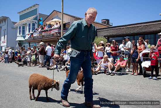 July 4, 2010 parade in Mendocino CA