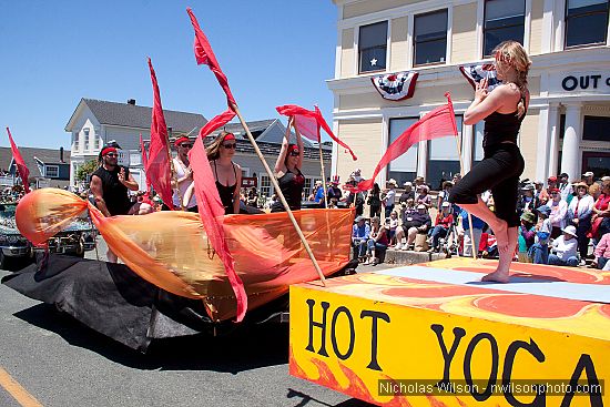 July 4, 2010 parade in Mendocino CA