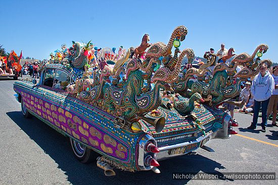 Larry Fuente's Mad Cad art car