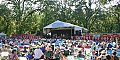 The concert meadow of the Kate Wolf Memorial Music Festival 2005 with City Folk on the main stage late Friday afternoon.