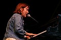 Iris Dement begins her set at the piano Sunday night