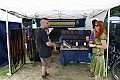 Clements Leather booth; nice haircut Scott!