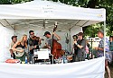Adrienne Young and her group Little Sadie play live on Sunset Radio, the festival radio station.