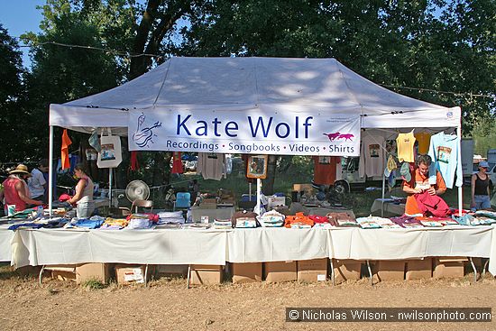 The Kate Wolf Family vendor booth