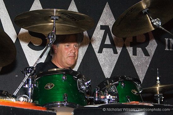 Peter White on drums with Marc Hansen at Philo Hayward's Shuffle Band Reunion at Caspar Inn 8/10/2007