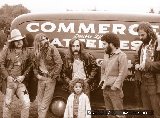 Cat Mother rock band publicity shot, Dec. 1971